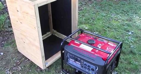 soundproof generator box diy